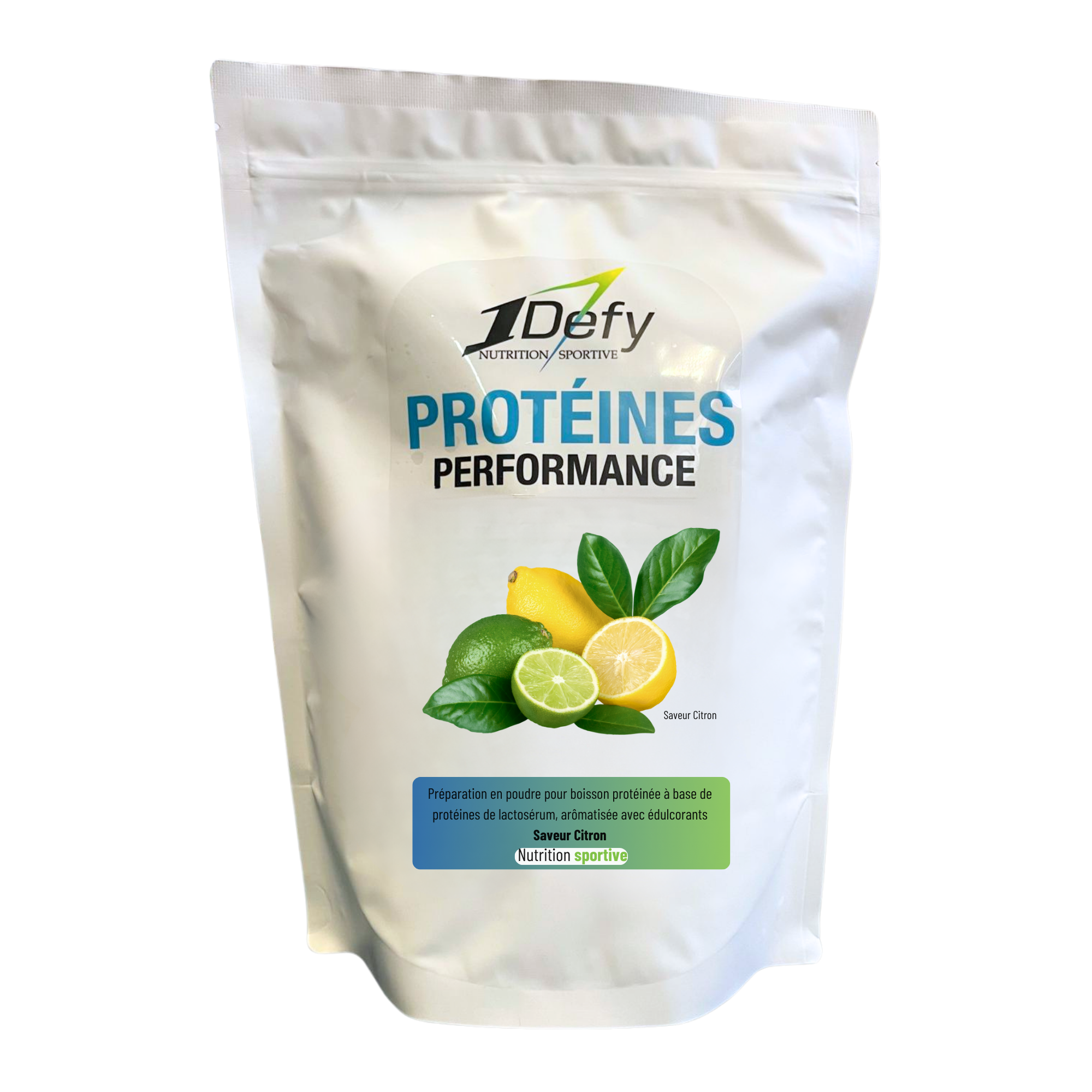 Boisson protéinée - Whey Performance - Saveur Citron - 1Defy