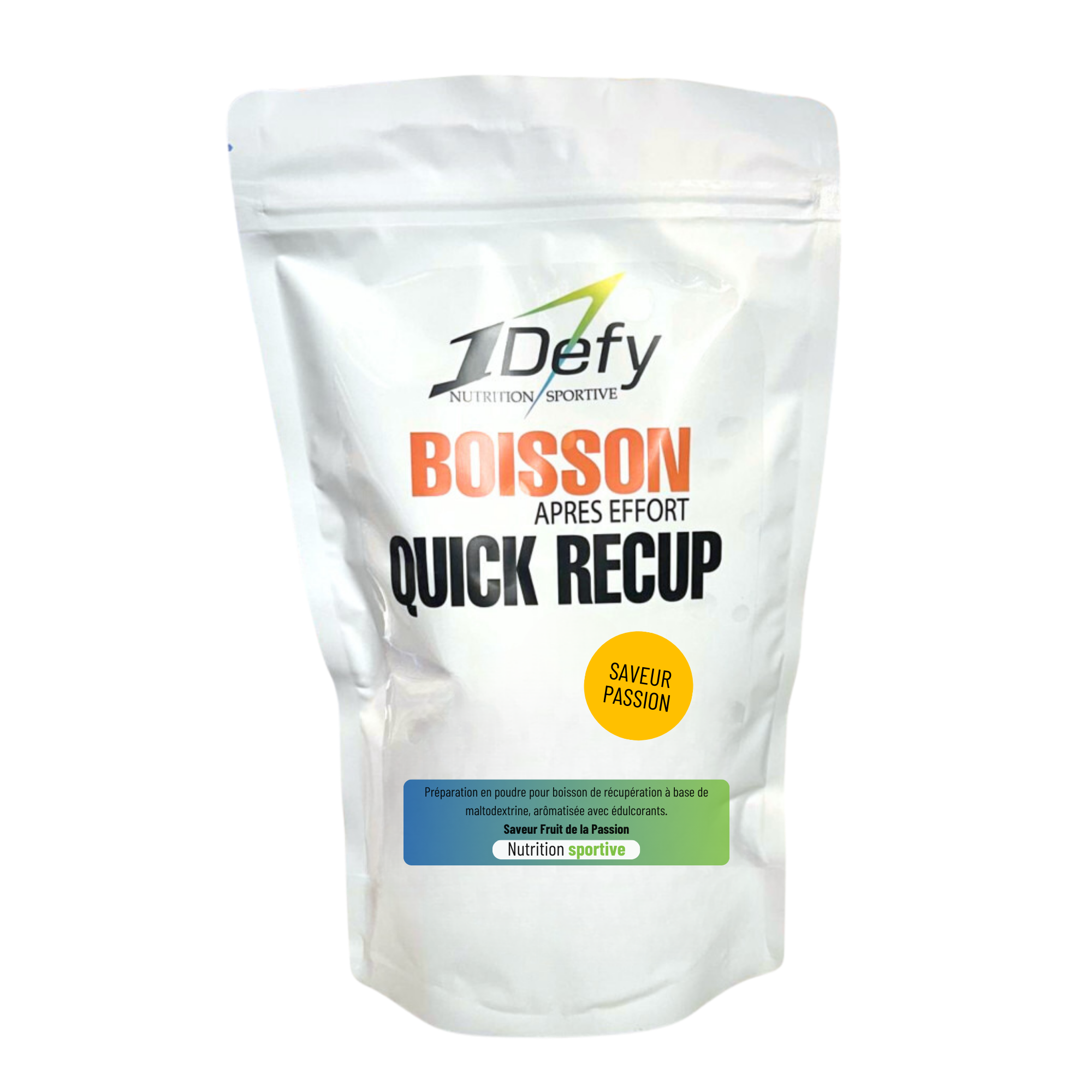 Boisson de récupération - Quick Recup - Saveur Passion - 1Defy