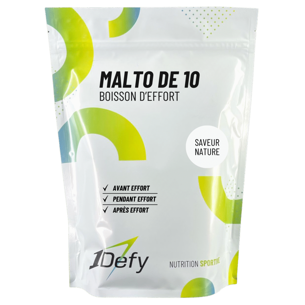 Maltodextrine DE 10, saveur nature, pure, recharge et réserves de glycogène, énergie pendant effort, 1Defy Nutrition Sportive Made in Bourgogne, Made in France