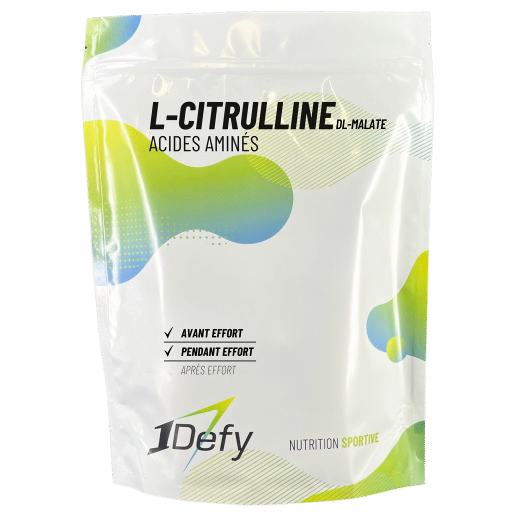 Acide aminé, L-Citrulline-DL-malate, saveur nature, pure, 1Defy Nutrition Sportive Made in Bourgogne Made in France