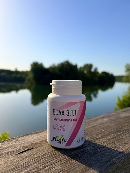 BCAA 8.1.1 gélules au bord de l'eau - 1Defy Nutrition Sportive Made in Bourgogne