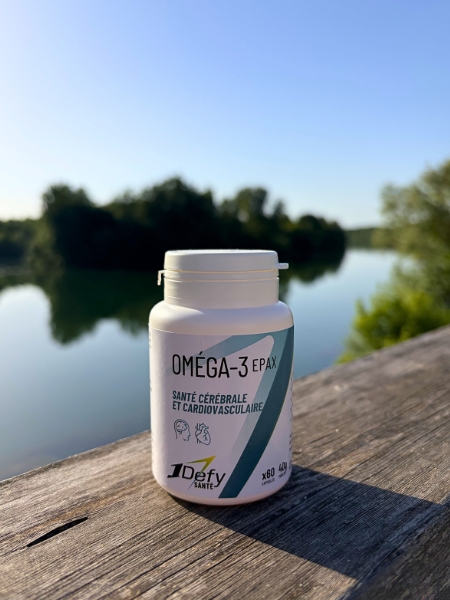 Oméga 3 Epax gélules au bord de l'eau - 1Defy Nutrition Sportive Made in Bourgogne
