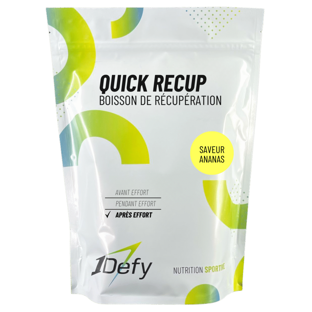 Boisson de récupération Quick Recup saveur ananas, 1Defy Nutrition Sportive Made in Bourgogne Made in France