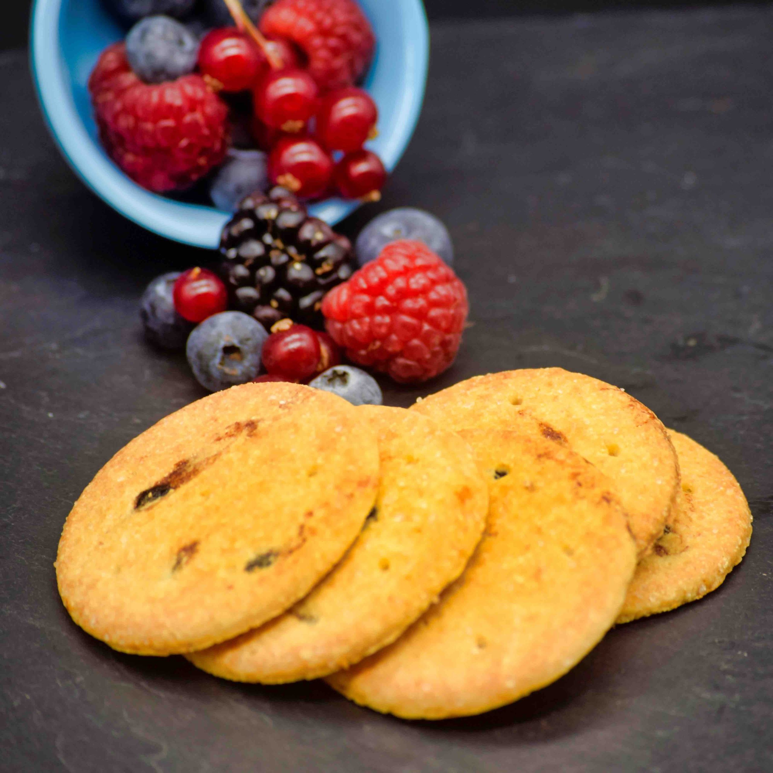 Biscuits protéinés aux fruits rouges, 1Defy Nutrition Sportive Made in Bourgogne Made in France
