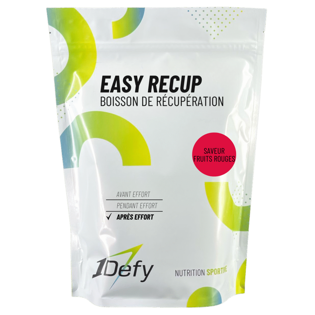Boisson de récupération Easy recup saveur fruits rouges, 1Defy Nutrition Sportive Made in Bourgogne Made in France
