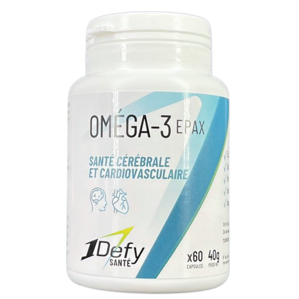Oméga 3 Epax, capsules, cure d'un mois d'oméga 3, 1Defy nutrition sportive made in France