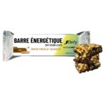 Barre énergétique diffusion lente saveur chocolat cacahuète, nutrition pendant effort, 1Defy Nutrition Sportive Made in Bourgogne, Made in France