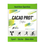 Cacao Prot', Chocolat chaud protéiné en poudre, boite de 5 sachets individuel, 1Defy Nutrition Sportive Made in Bourgogne, Made in France