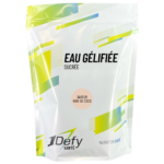 Eau gélifiée sucrée, saveur noix de coco