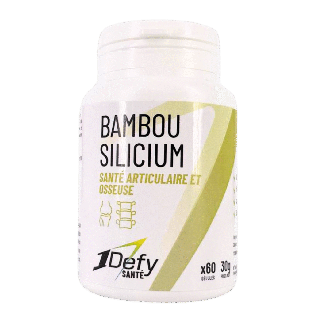 Bambou silicium, gélules de Bambou silicium, 1Defy Nutrition Sportive Made in Bourgogne Made in France