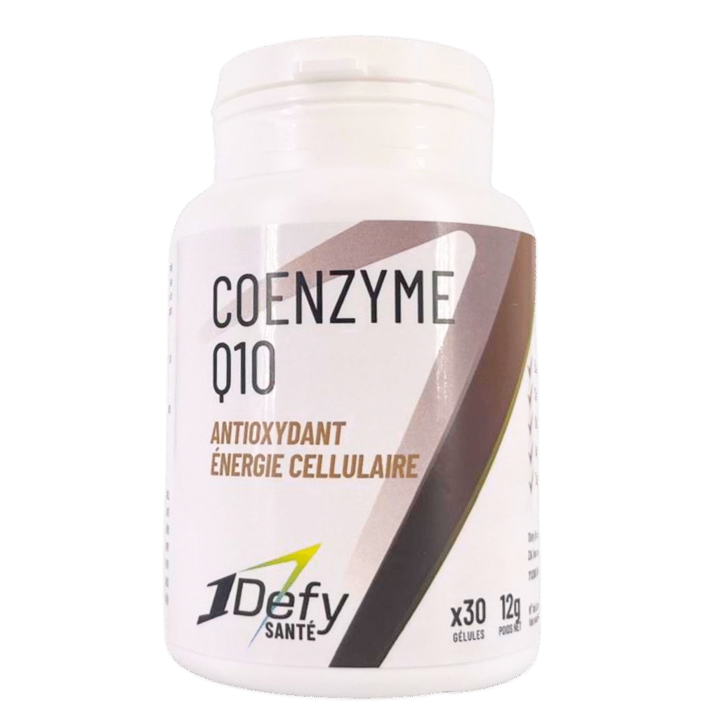 Coenzyme Q10, gélules de Coenzyme Q10, 1Defy Nutrition Sportive Made in Bourgogne Made in France