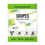 Soupes protéinées, pack de dégustation, tomate, champignon, légumes, poulet curry, 1Defy Nutrition Sportive Made in Bourgogne, Made in France