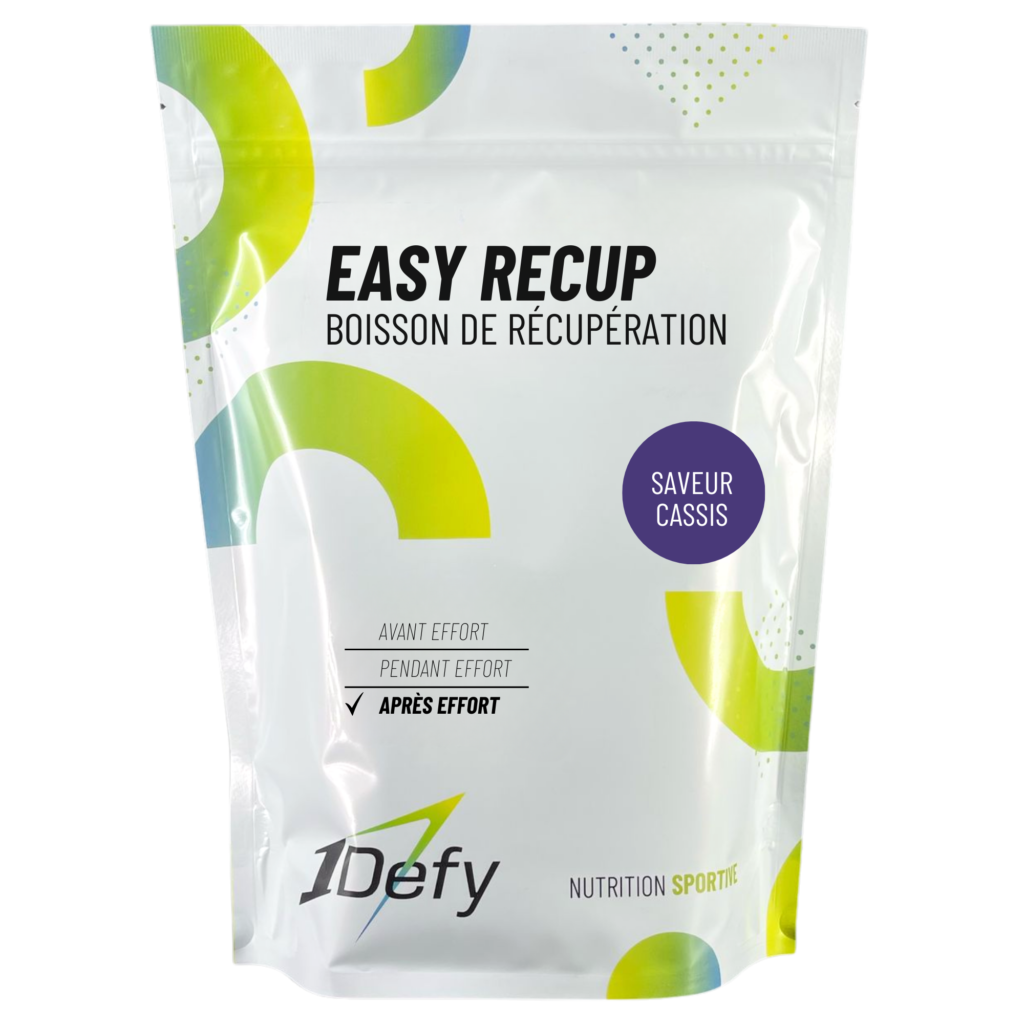 Boisson de récupération Easy recup saveur cassis, 1Defy Nutrition Sportive Made in Bourgogne Made in France